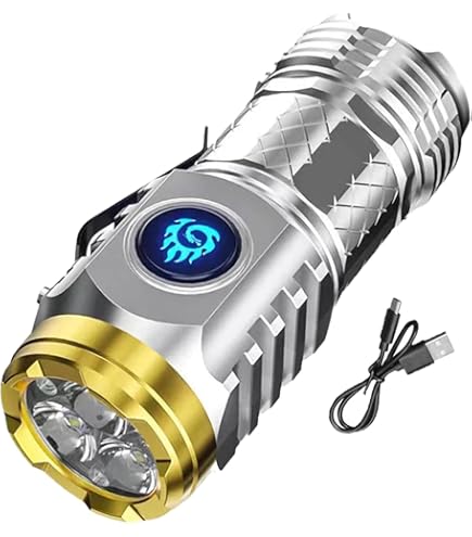 Three-Eyed Monster Mini Flash Super Power Flashlight